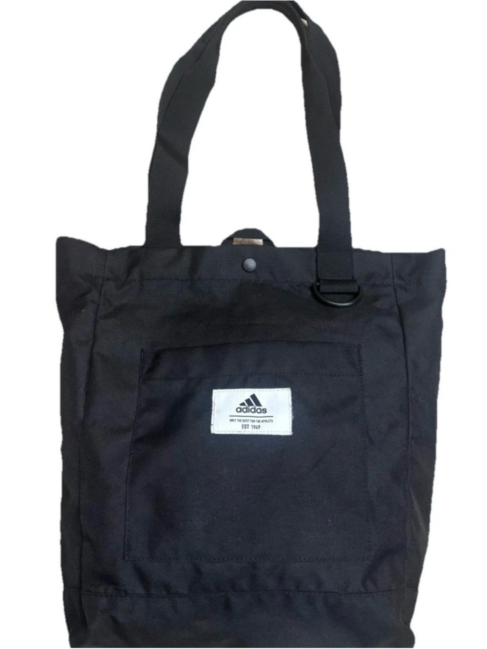Adidas Everyday Tote Bag Black Sustainable Recycled Polyester  Minimalist chic
